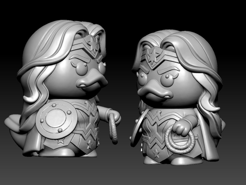 Wonder Woman DC urban vibes Model Cetak 3D .c4d .max .obj .3ds .fbx .stl .blend 