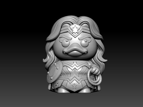 Wonder Woman DC urban vibes Model Cetak 3D