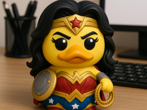 Wonder Woman DC urban vibes Model Cetak 3D