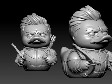 Hawkeye Marvel Universe - Urban vibes Model do druku 3D