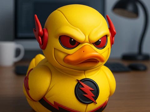 Reverse-Flash FAN Vibrazioni urbane DC Modello di stampa 3D