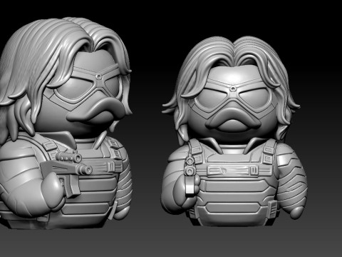 Winter Soldier marvel Urban vibes 3D Принт Модель