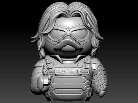 Winter Soldier marvel Urban vibes 3D Принт Модель