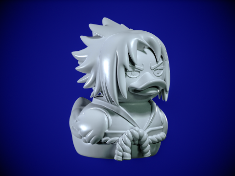 Rubber Duck - Uchiha sasuke model - 3d print Modello di stampa 3D