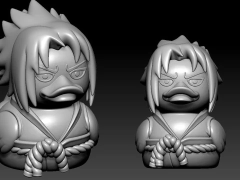 Rubber Duck - Uchiha sasuke model - 3d print 3D Print Model