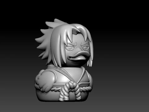 Rubber Duck - Uchiha sasuke model - 3d print 3D Print Model