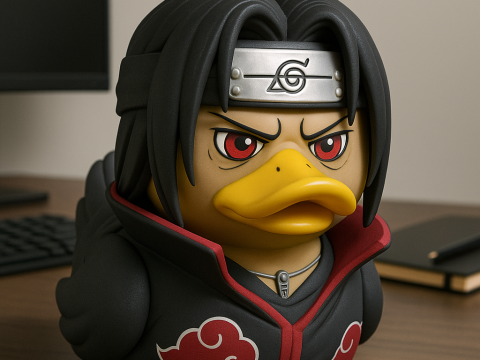 Rubber Duck - Uchiha itachi Naruto- 3d print 3D-Druckmodell