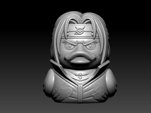 Rubber Duck - Uchiha itachi Naruto- 3d print 3Dプリントモデル