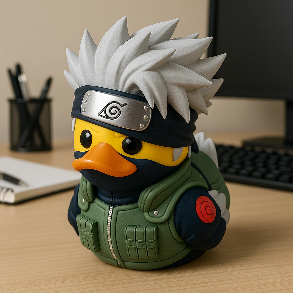Rubber Duck - Hatake Kakashi model - 3d print 3D Print Model .c4d .max .obj .3ds .fbx .stl .blend 