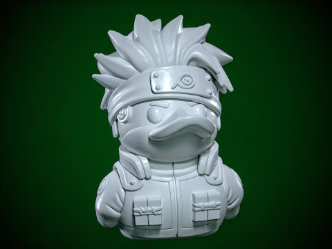 Rubber Duck - Hatake Kakashi model - 3d print 3D Print Model
