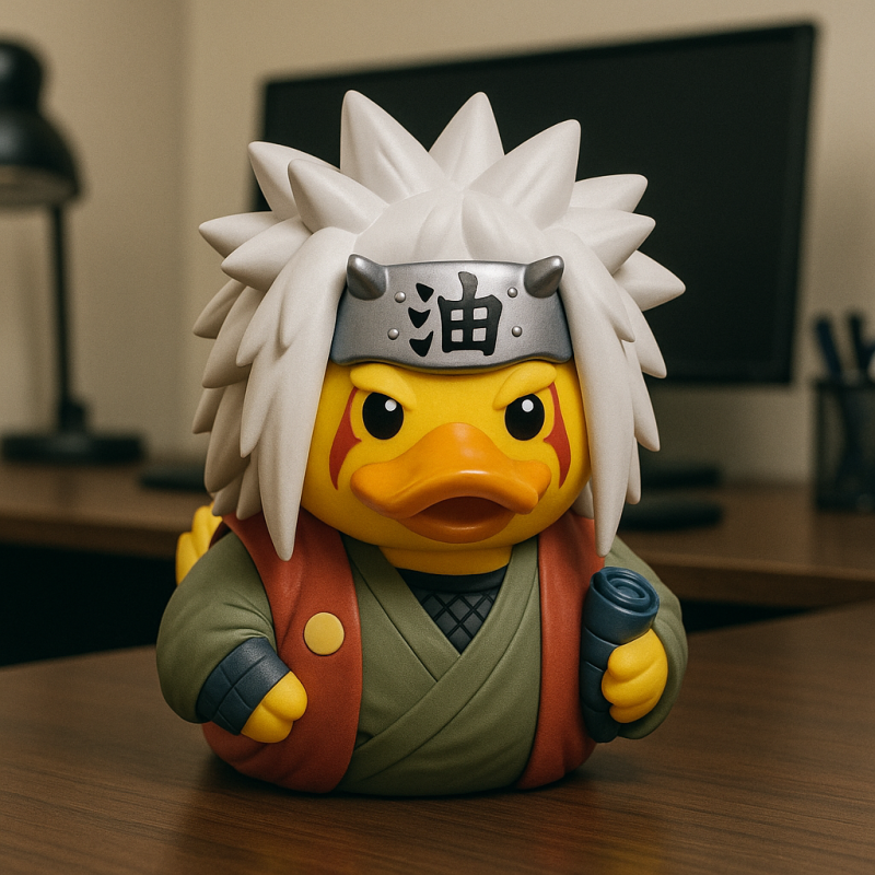 Rubber Duck - Jiraiya Naruto- 3d print 3Dプリントモデル .c4d .max .obj .3ds .fbx .stl .blend