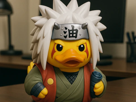 Gummiente - Jiraiya Naruto - 3D-Druck 3D Druckmodell