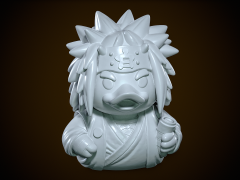 Rubber Duck - Jiraiya Naruto- 3d print 3Dプリントモデル