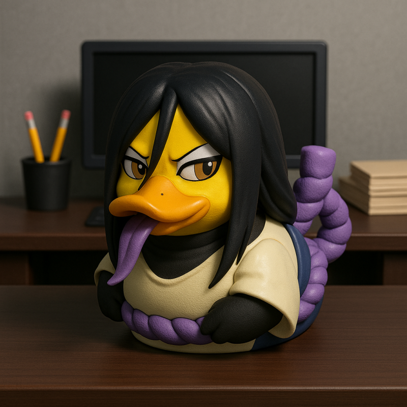 Rubber Duck - Orochimaru Naruto- 3d print 3D Print Model .c4d .max .obj .3ds .fbx .stl .blend 