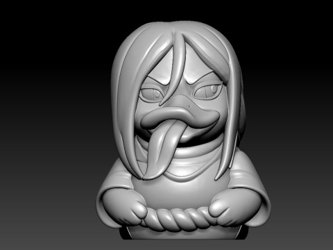 Rubber Duck - Orochimaru Naruto- 3d print 3D Print Model