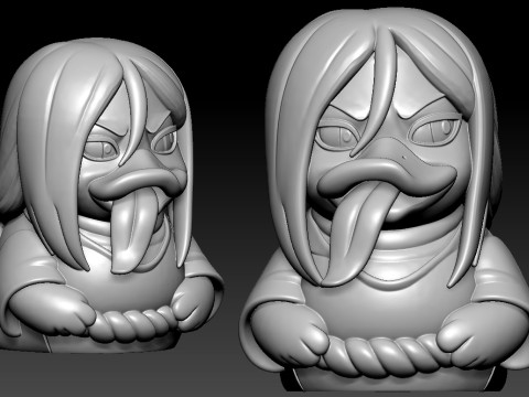 Rubber Duck - Orochimaru Naruto- 3d print 3D Print Model