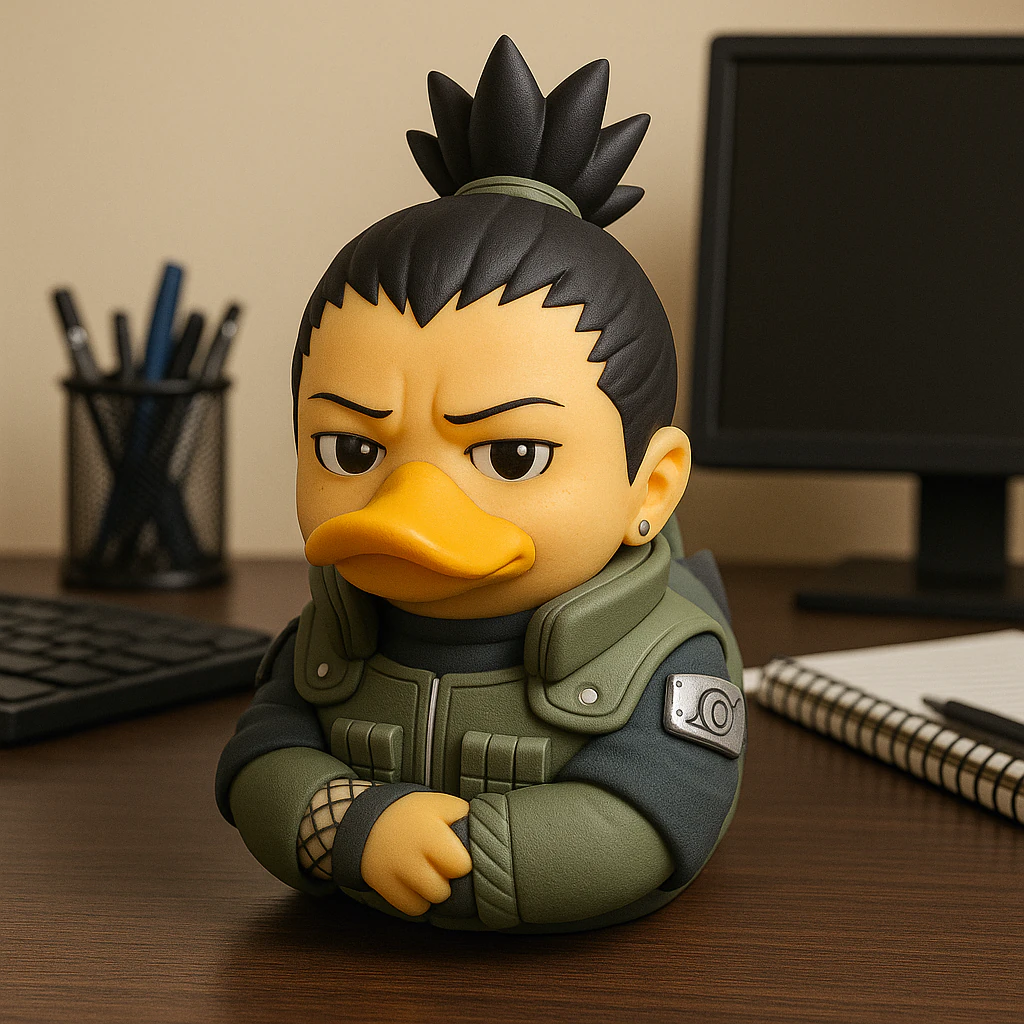 Rubber Duck - Nara Shikamaru Naruto- 3d print 3D Print Model .c4d .max .obj .3ds .fbx .stl .blend 