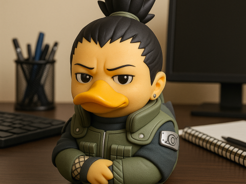 Rubber Duck - Nara Shikamaru Naruto- 3d print 3D-Druckmodell