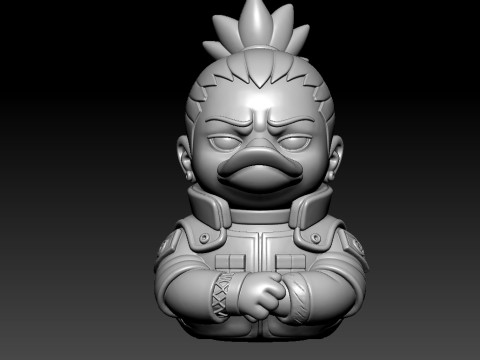 Rubber Duck - Nara Shikamaru Naruto- 3d print 3D Print Model