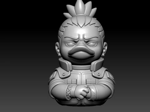 Rubber Duck - Nara Shikamaru Naruto- 3d print 3D Print Model