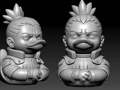 Rubber Duck - Nara Shikamaru Naruto- 3d print 3D Print Model