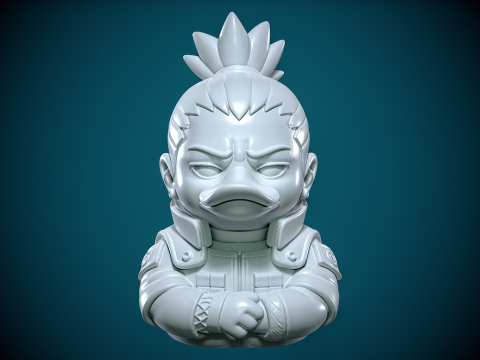 Rubber Duck - Nara Shikamaru Naruto- 3d print 3D Print Model
