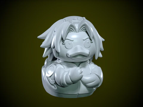 Rubber Duck - Haruno Sakura Naruto- 3d print 3D Print Model