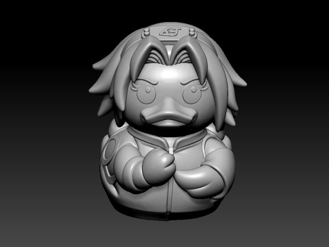 Rubber Duck - Haruno Sakura Naruto- 3d print 3D Baskı Modeli