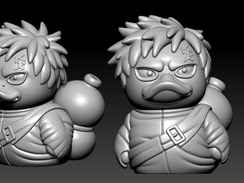 Rubber Duck - Gara Naruto- 3D Print Modelo de impresión 3D