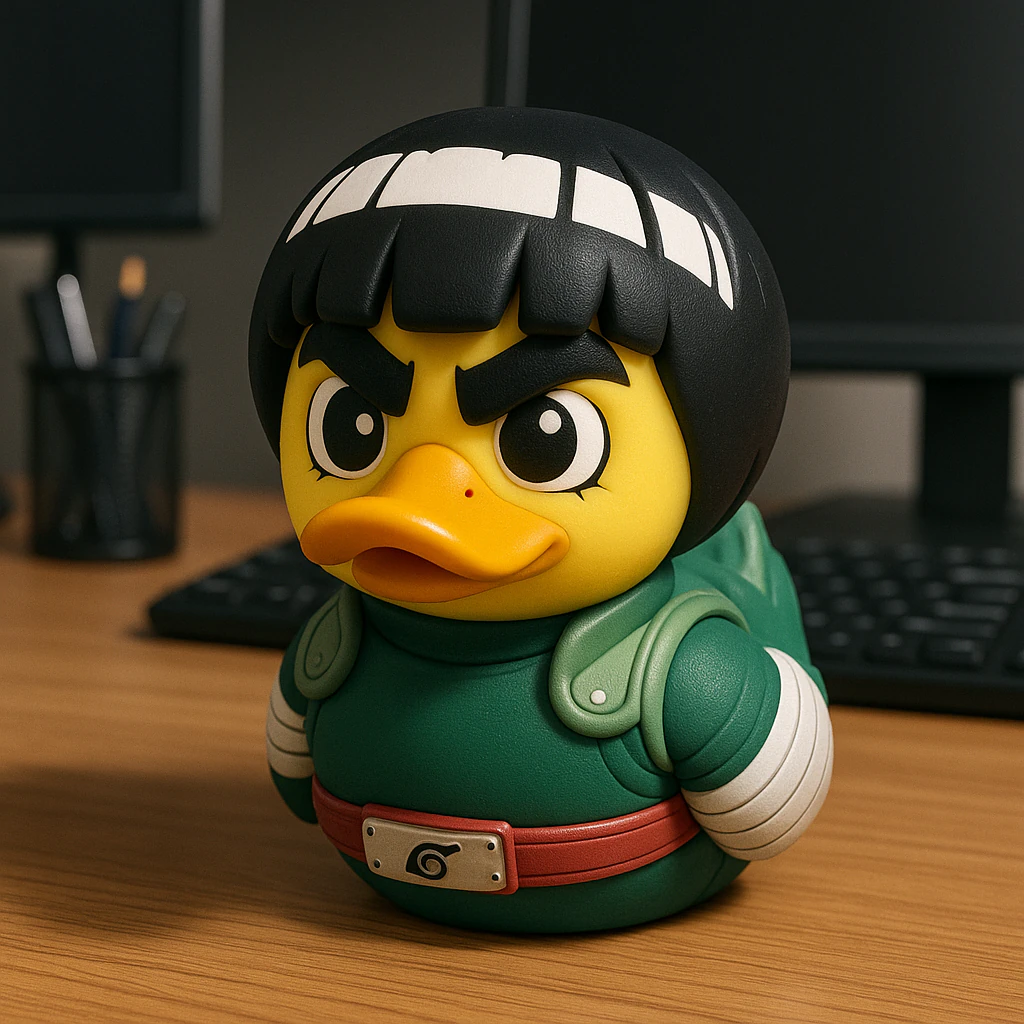 Rubber Duck - Rock Lee model - 3d print 3D Print Model .c4d .max .obj .3ds .fbx .stl .blend 