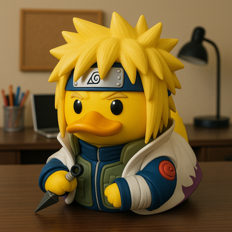 Rubber Duck - Minato Namikaze Naruto- 3d print Modelo de Impressão 3D .c4d .max .obj .3ds .fbx .stl .blend