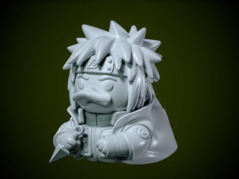 Гумова качка - Мінато Намікадзе Наруто - 3d принт 3D Принт Модель