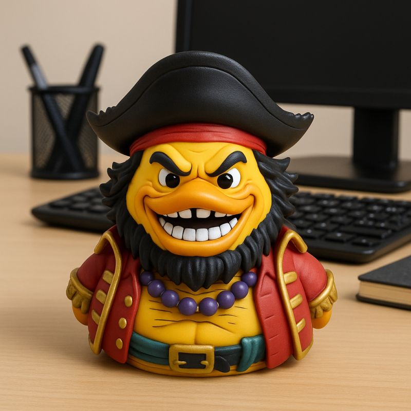 Rubber Duck - Marshall D Teach One piece - 3D print Modelo de Impressão 3D .c4d .max .obj .3ds .fbx .stl .blend 