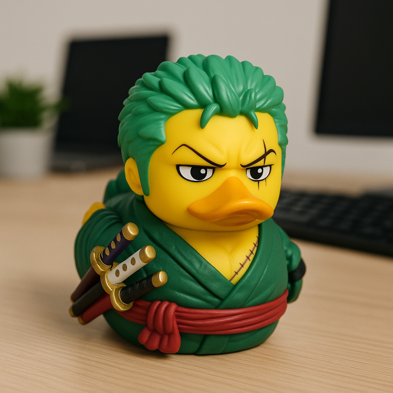Rubber Duck - Roronoa Zoro ONE PIECE- 3d print 3D Принт Модель .c4d .max .obj .3ds .fbx .stl .blend