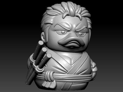 Rubber Duck - Roronoa Zoro ONE PIECE- 3d print 3D Принт Модель