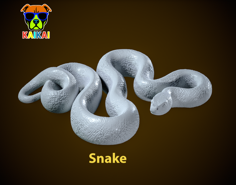 Jungle snake - cobra statue - 3D print Modello di stampa 3D .c4d .max .obj .3ds .fbx .stl .blend 