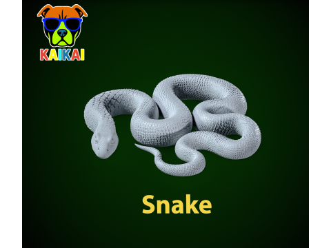 Venomous snake - cobra - snake - 3D print 3D Baskı Modeli