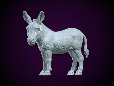 Donkey statue - Burro decor - 3D print 3D Print Model
