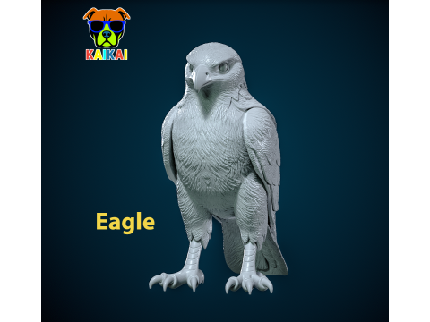 Eagle statue - Bird decor - 3D print Modelo de impresión 3D