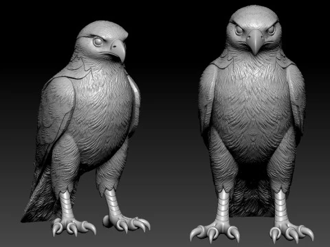 Eagle statue - Bird decor - 3D print 3D Print Model