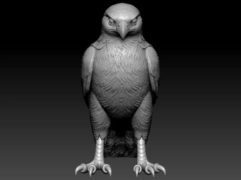 Eagle statue - Bird decor - 3D print 3D Print Model