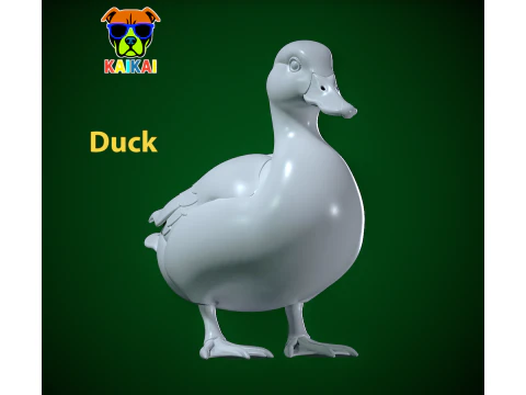 Статуя качки - Модель качки - 3D друк 3D Принт Модель