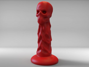 gothic skull dildo 3D Print Model