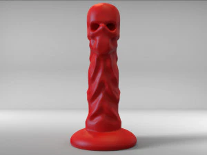 gothic skull dildo 3D Print Model