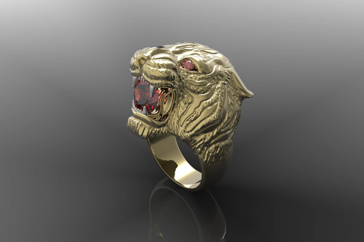 leon ring 3D Print Model .c4d .max .obj .3ds .fbx .stl .blend 