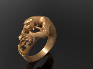 panther ring Modelo de Impressão 3D