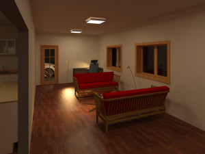 single family home 3D Модель