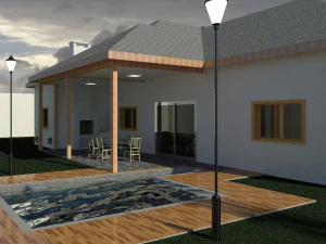 single family home 3D Model