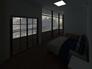 hotel with 18 floors 3D Model