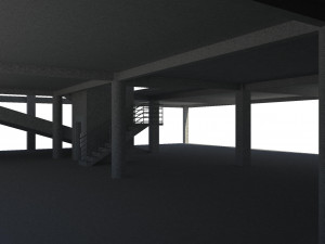 hotel with 18 floors 3D 模型